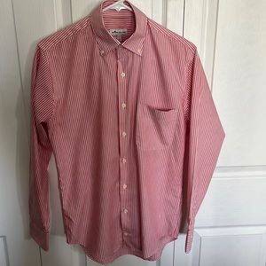 Peter Millar dress shirt, Nantucket red stripe, Men’s small